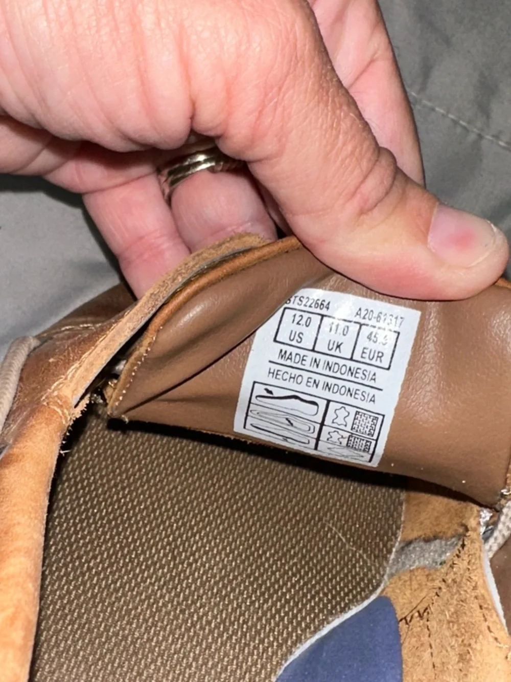 Sperry Top-Sider Surveyor Two Eyed Leather Boat Shoes Men's Sz 12 Classic Preppy